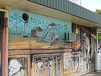 QLD - Howard - Coalfields Cafe Murals (31 Jul 2011)